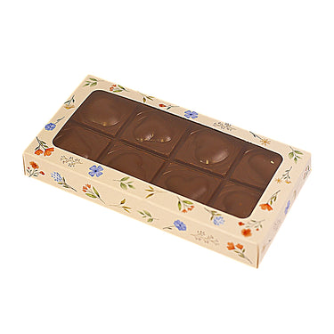 Floral Meadow Chocolate Bar Box – Pack of 10 – Compatible with BWB 3-Part Mold